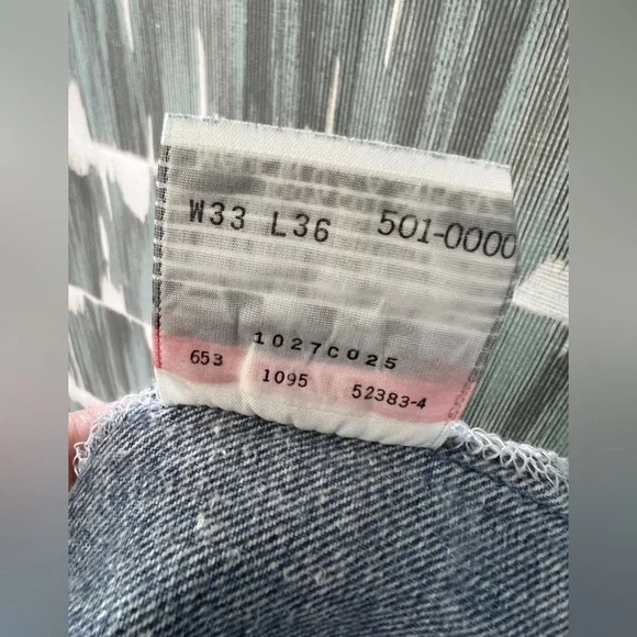 Levi’s 501xx- 1995 Vintage Levi’s - 33x36 - Picture 5 of 14
